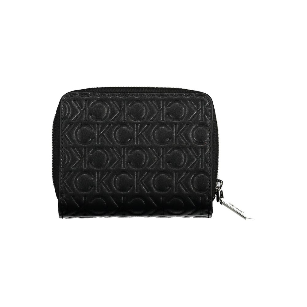 Calvin Klein svart polyesterplånbok