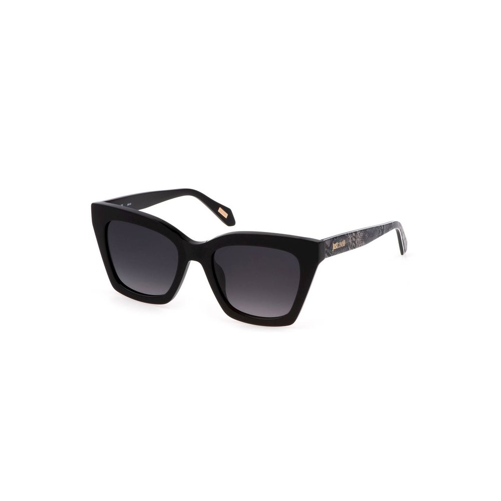 Just Cavalli svarta plastsolglasögon
