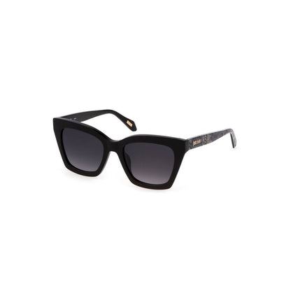 Just Cavalli svarta plastsolglasögon