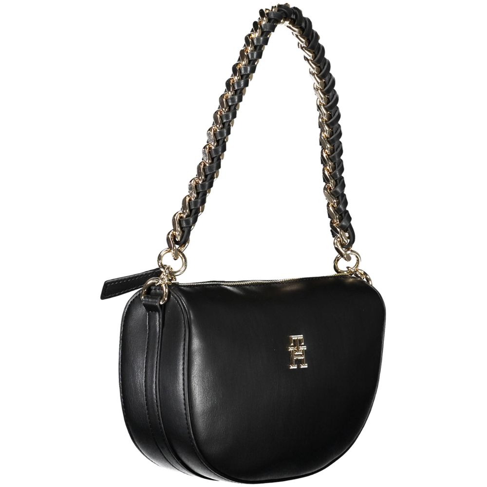 Tommy Hilfiger svart polyetenhandväska