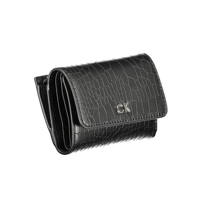 Calvin Klein svart polyesterplånbok