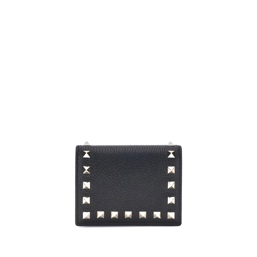 Valentino Garavani Rockstud läderplånbok