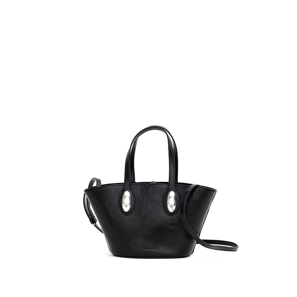 Alexander Wang svart läderaxelväska