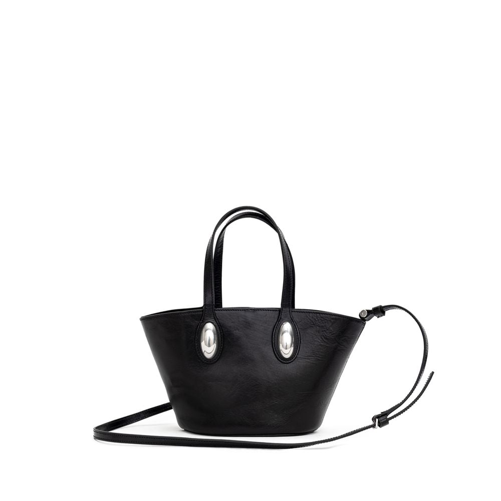 Alexander Wang svart läderaxelväska