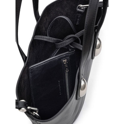 Alexander Wang svart läderaxelväska