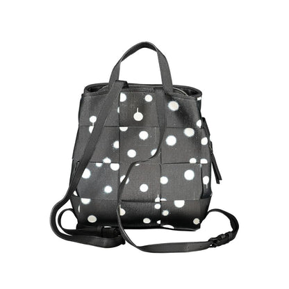 Desigual svart polyetenryggsäck