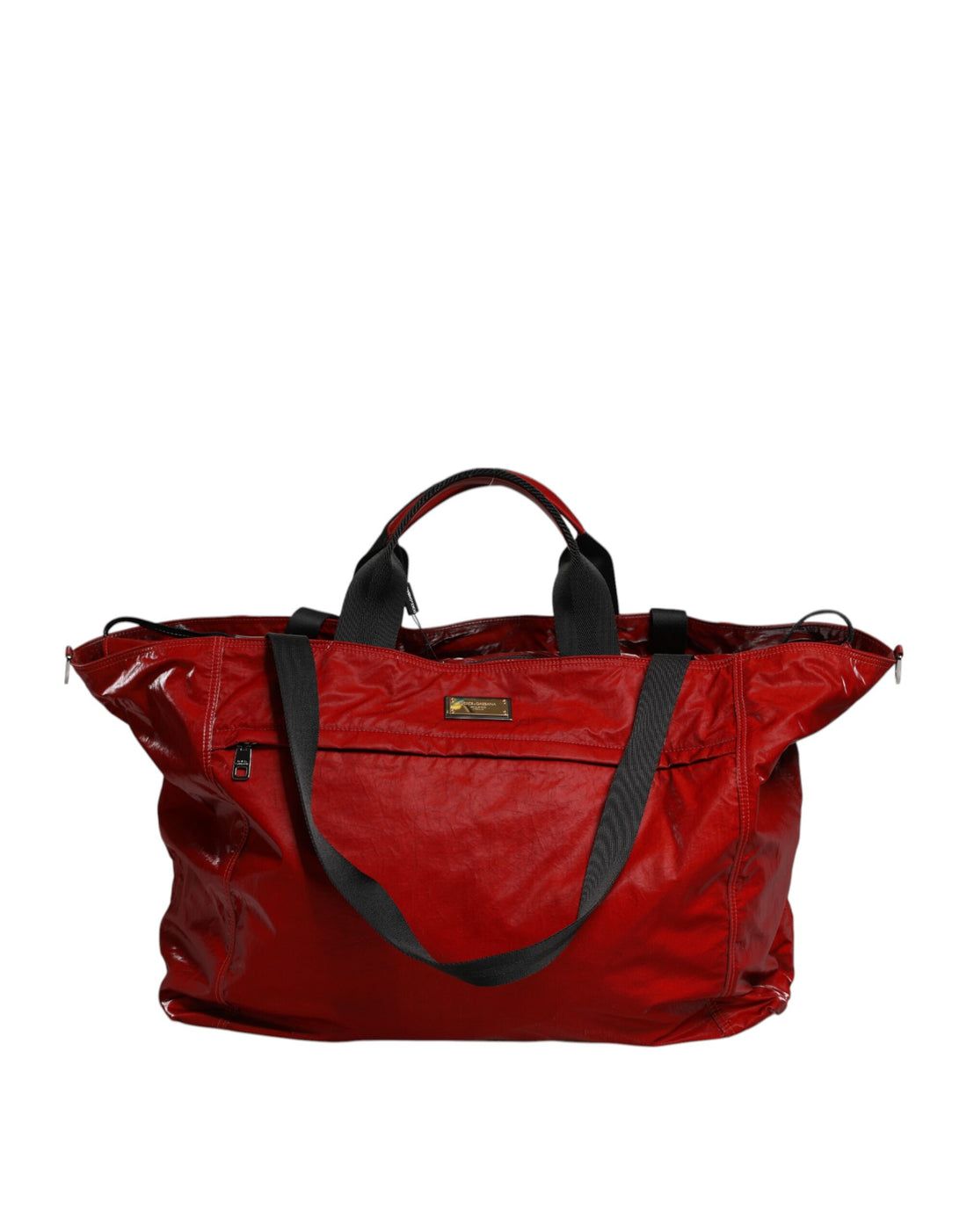 Dolce &amp;amp; Gabbana Röd Nylon Hand Shoulder Duffel Resväska