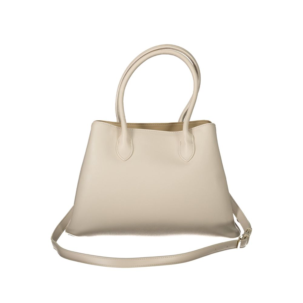 Mario Valentino Beige Polyeten Damhandväska