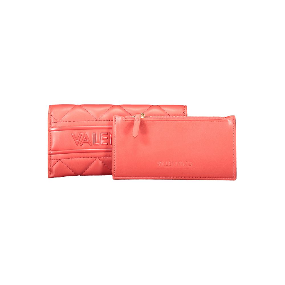 Mario Valentino Röd Polyeten Damplånbok