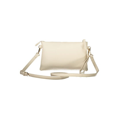 Mario Valentino Beige Polyeten Damhandväska