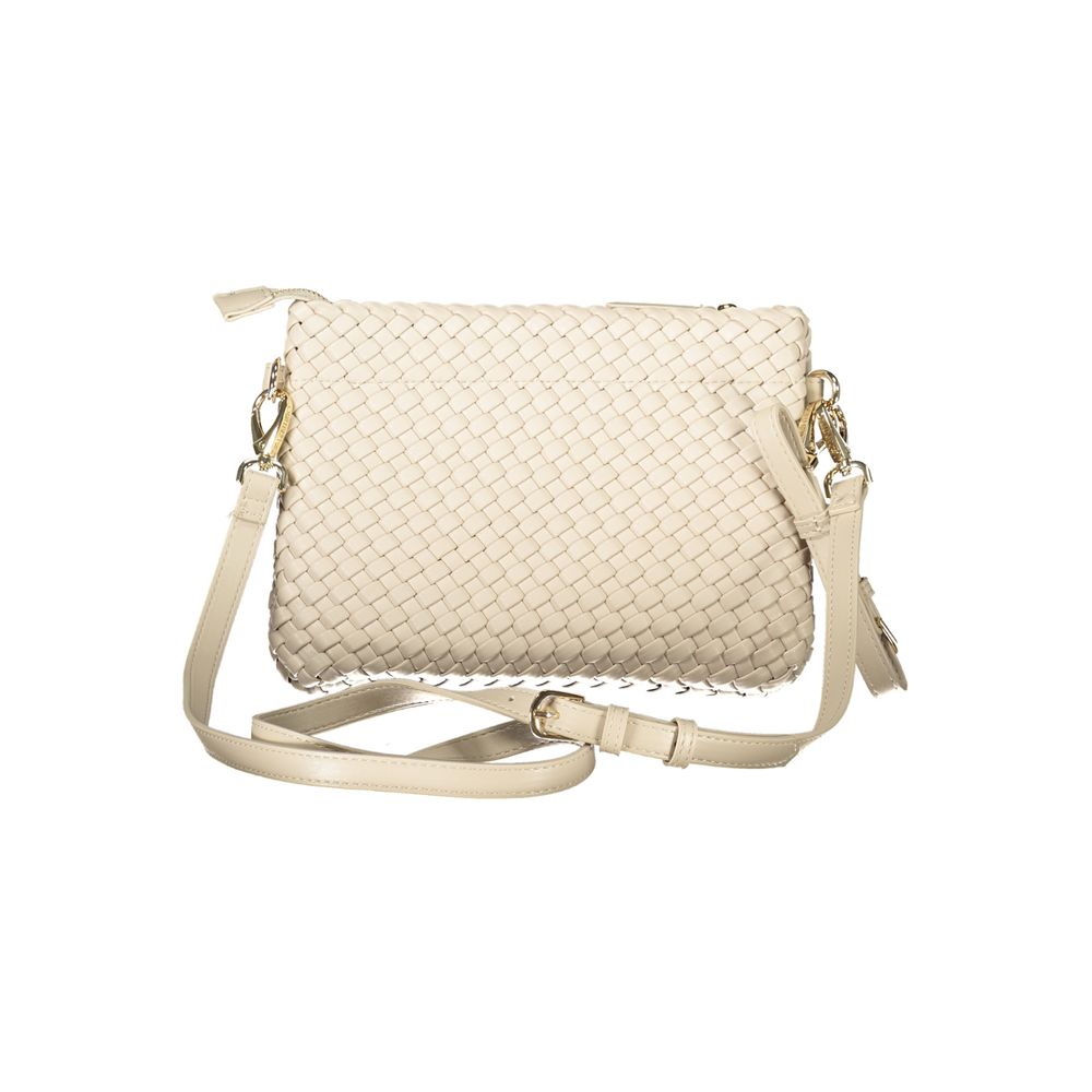 Mario Valentino Beige Polyeten Damhandväska