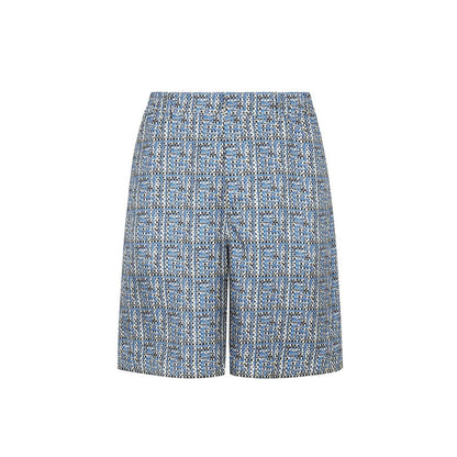 Fendi Mönstrade Sidenshorts