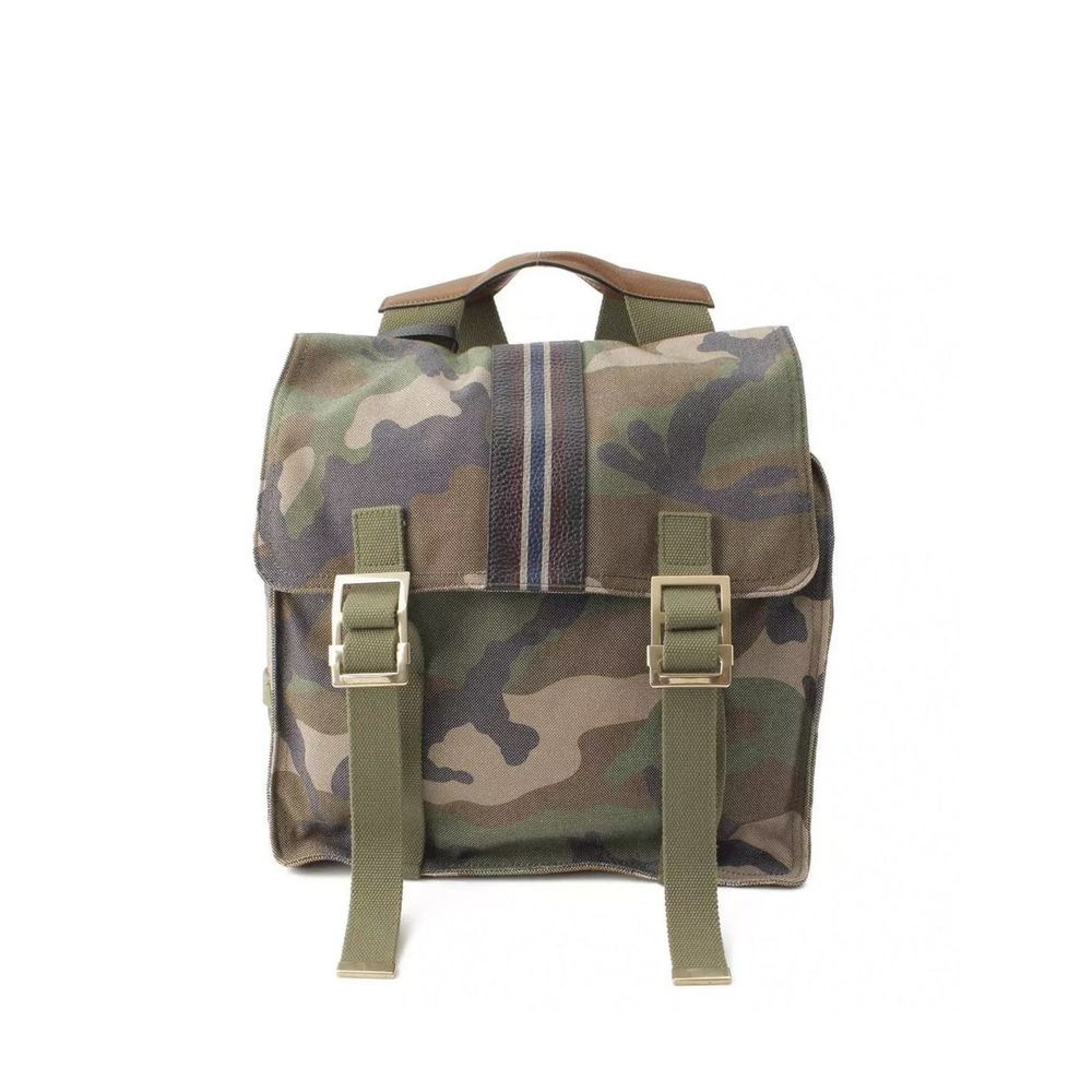 Valentino Militär Canvas Ryggsäck