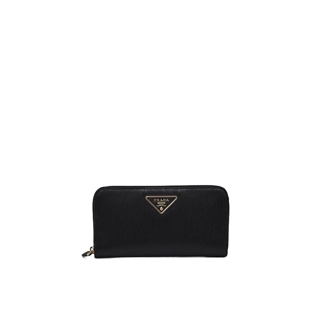 Prada Läderplånbok med Logotyp