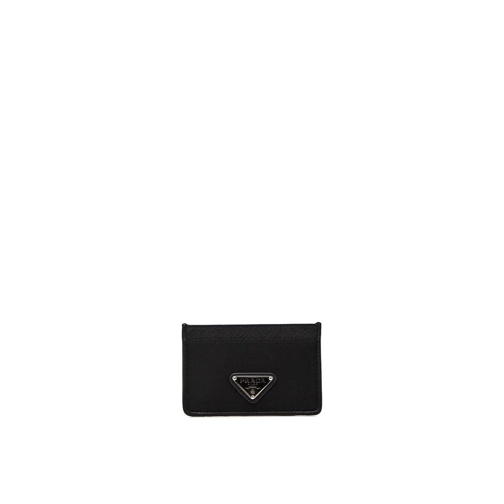 Prada Korthållare i nylon och läder