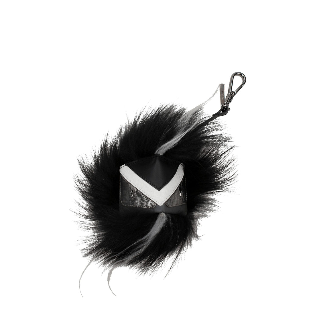Fendi svarta lädernyckelringar
