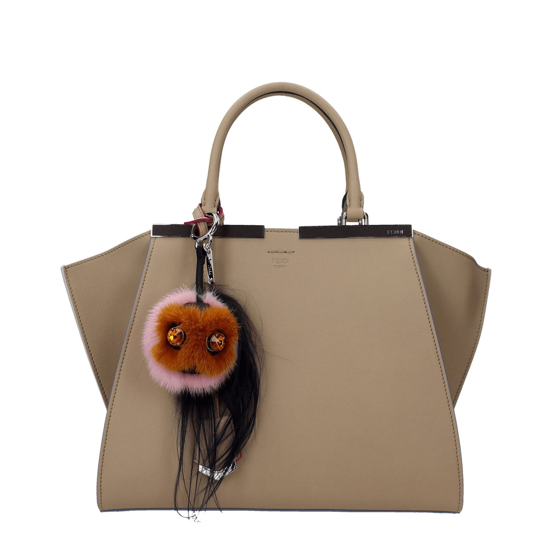 Fendi Bruna Pälsnyckelringar