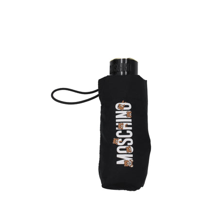 Moschino svarta polyesterparaplyer