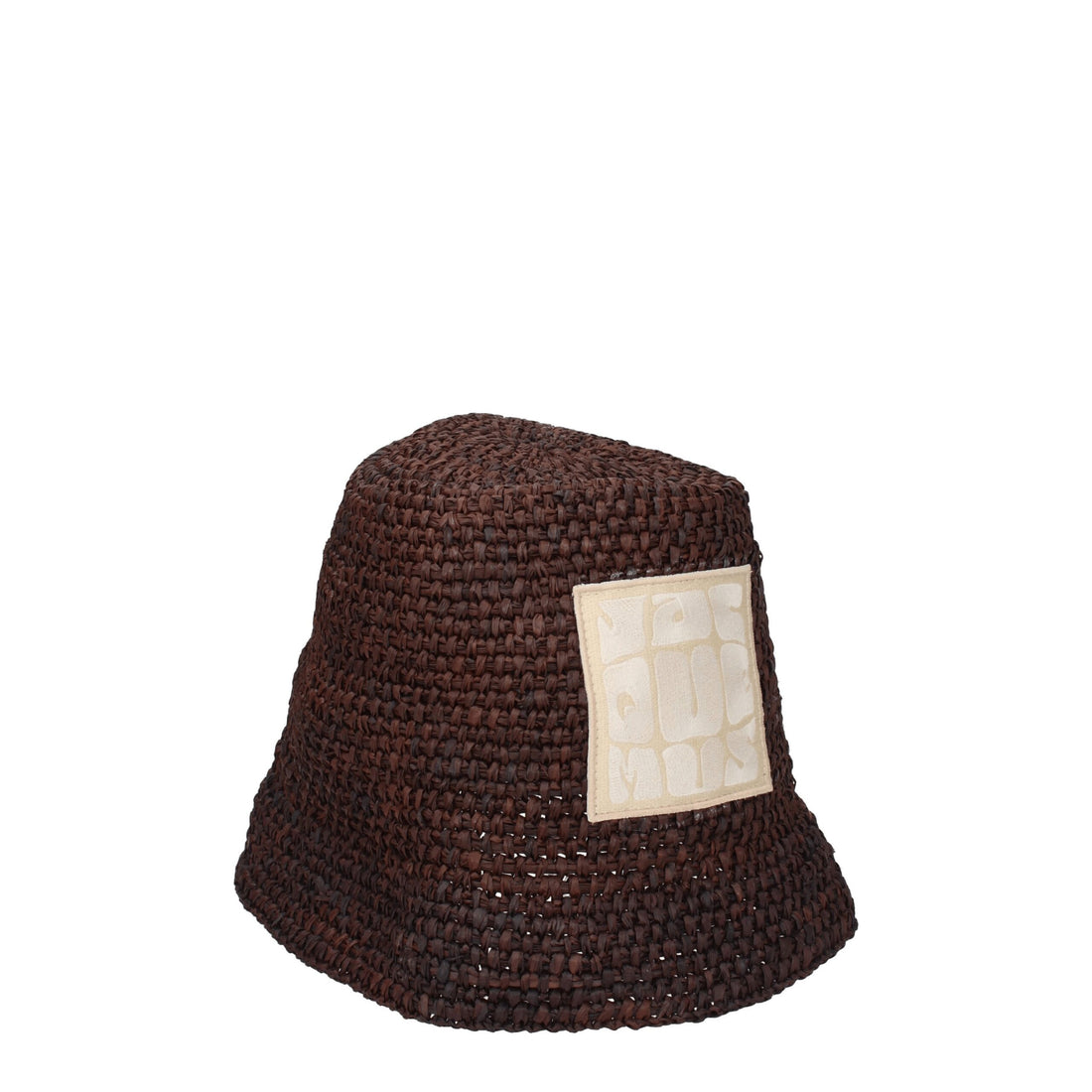 Jacquemus Bruna Raffia Bucket Hattar
