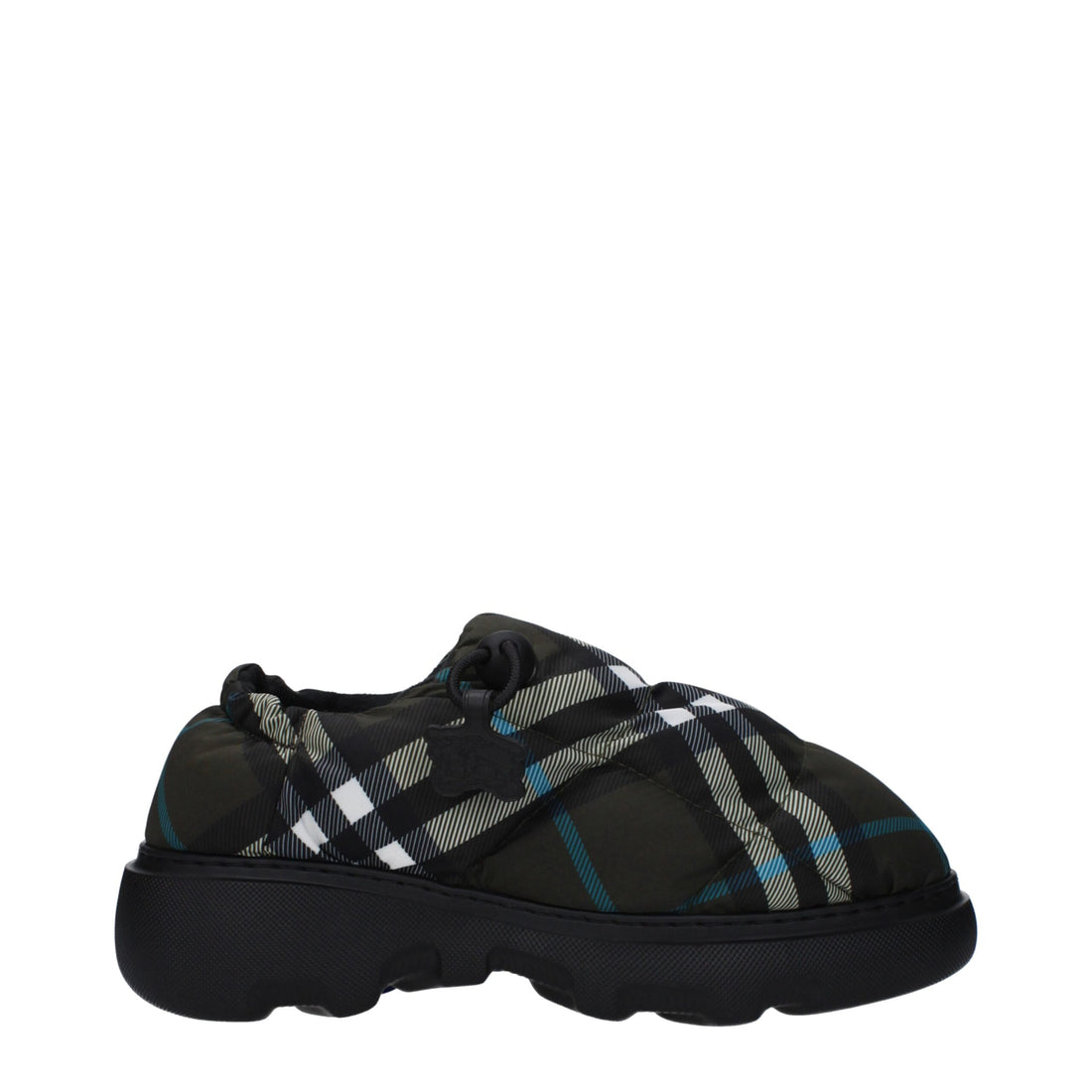 Burberry Gröna Slip-On Loafers i Tyg