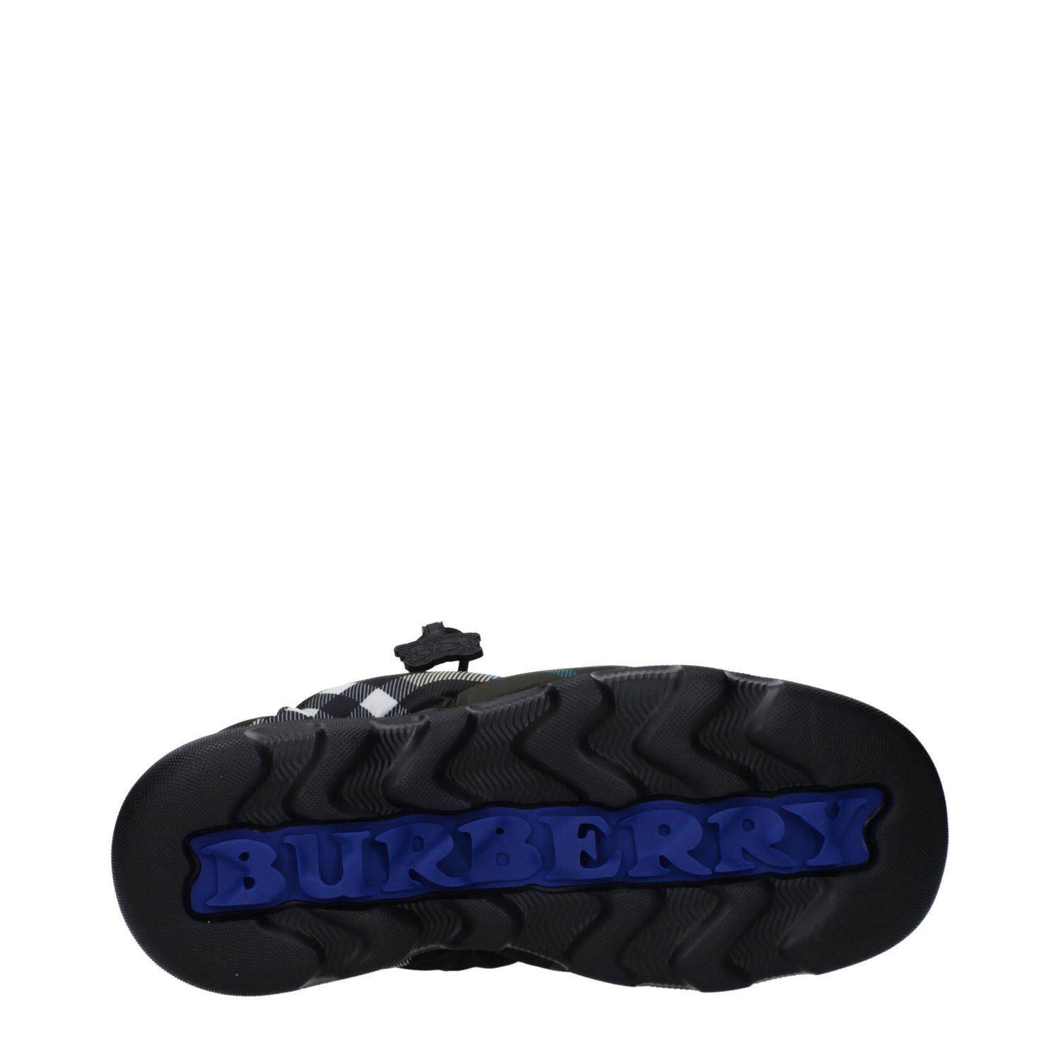 Burberry Gröna Slip-On Loafers i Tyg