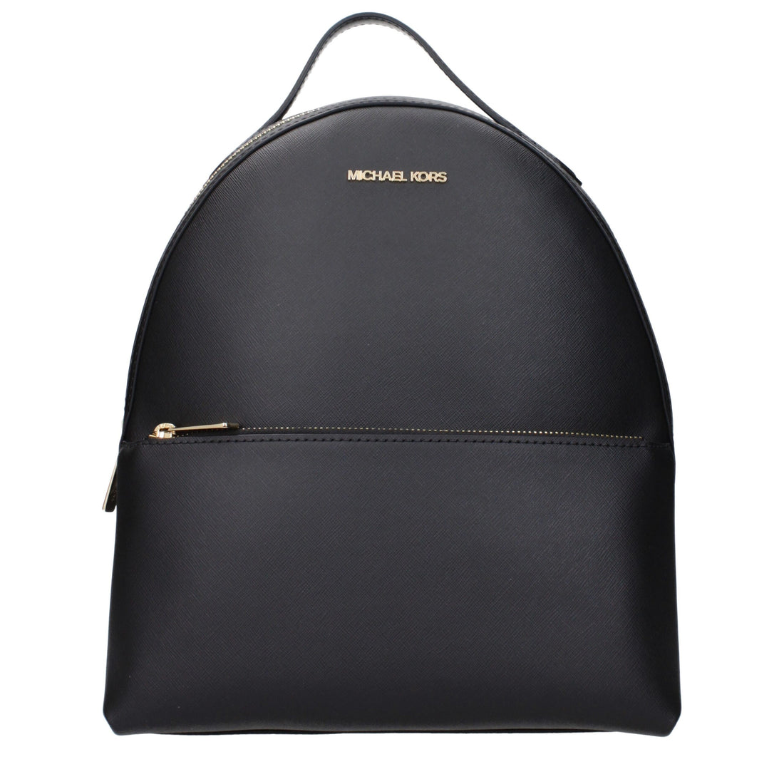 Michael Kors svarta läderryggsäckar