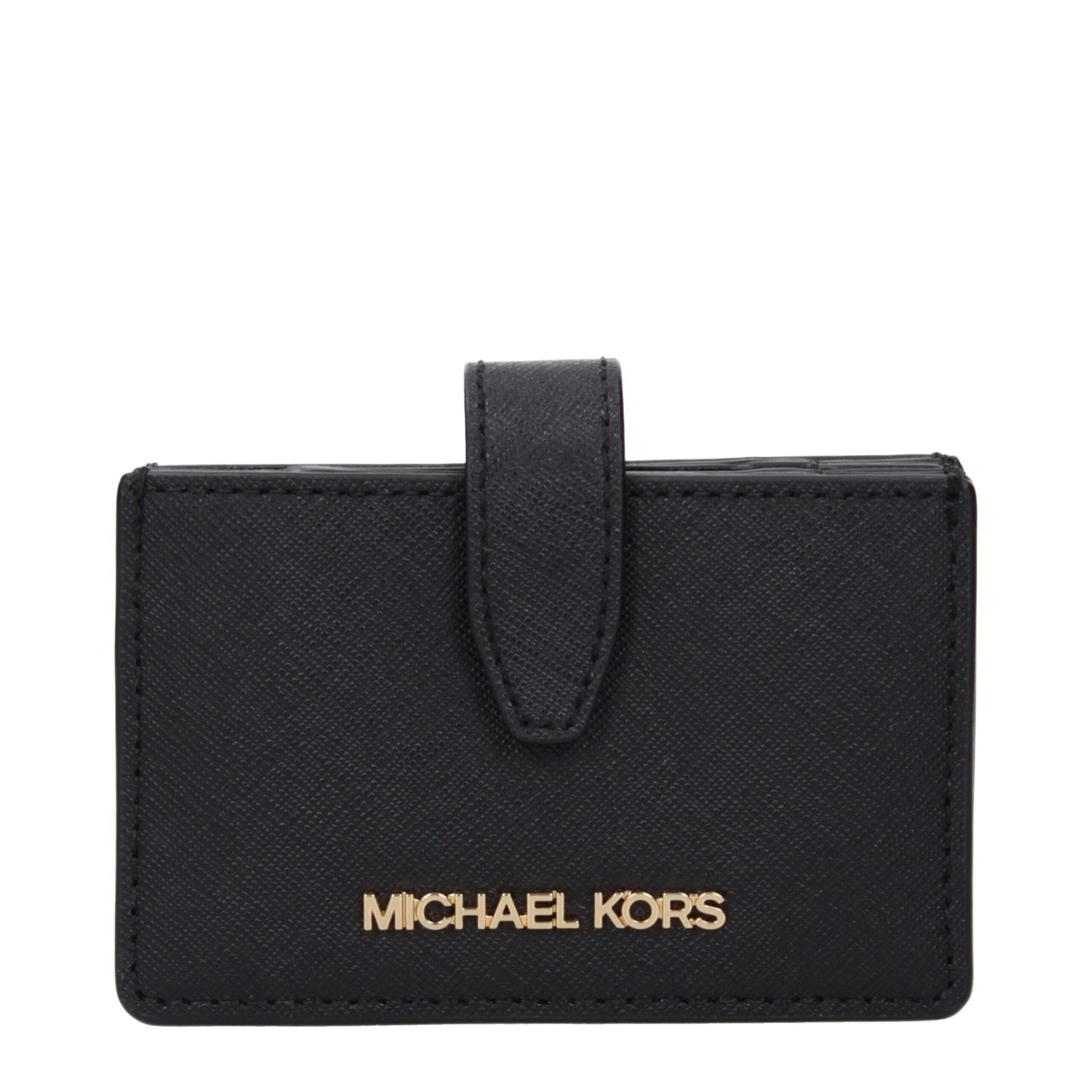Michael Kors svarta läderkorthållare