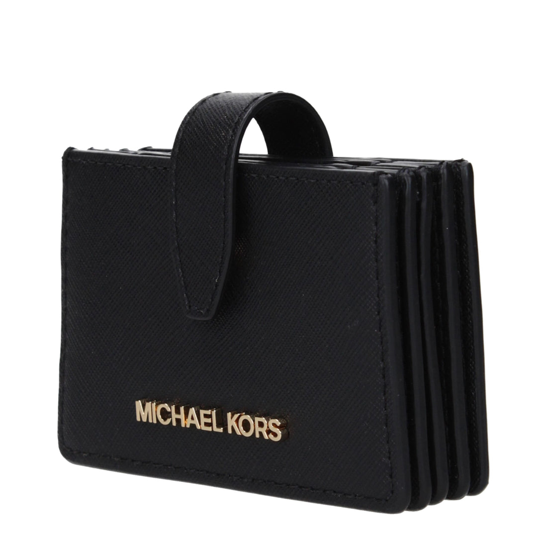 Michael Kors svarta läderkorthållare