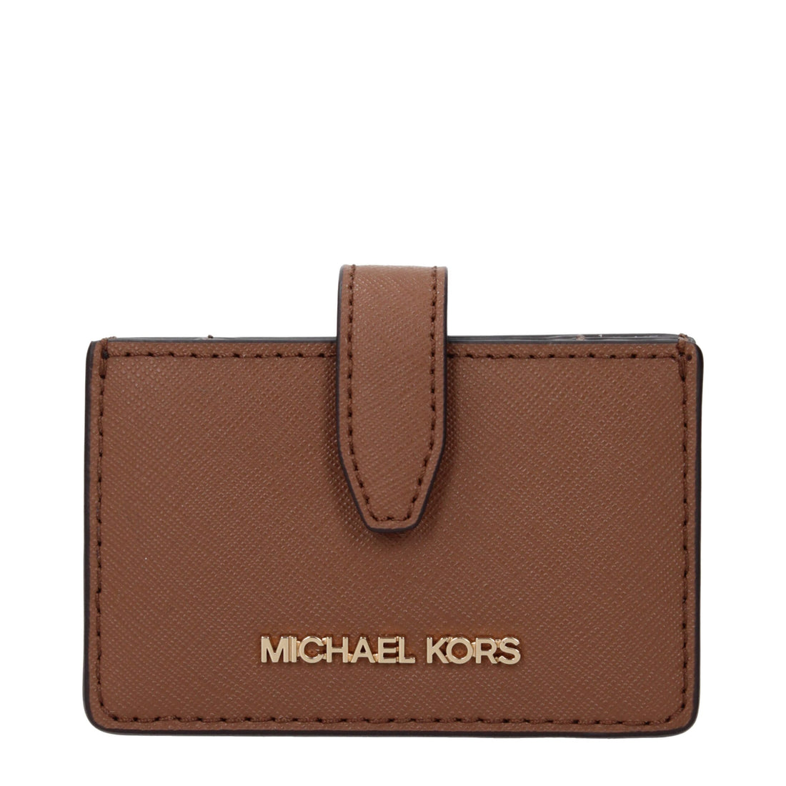 Michael Kors korthållare i brunt läder