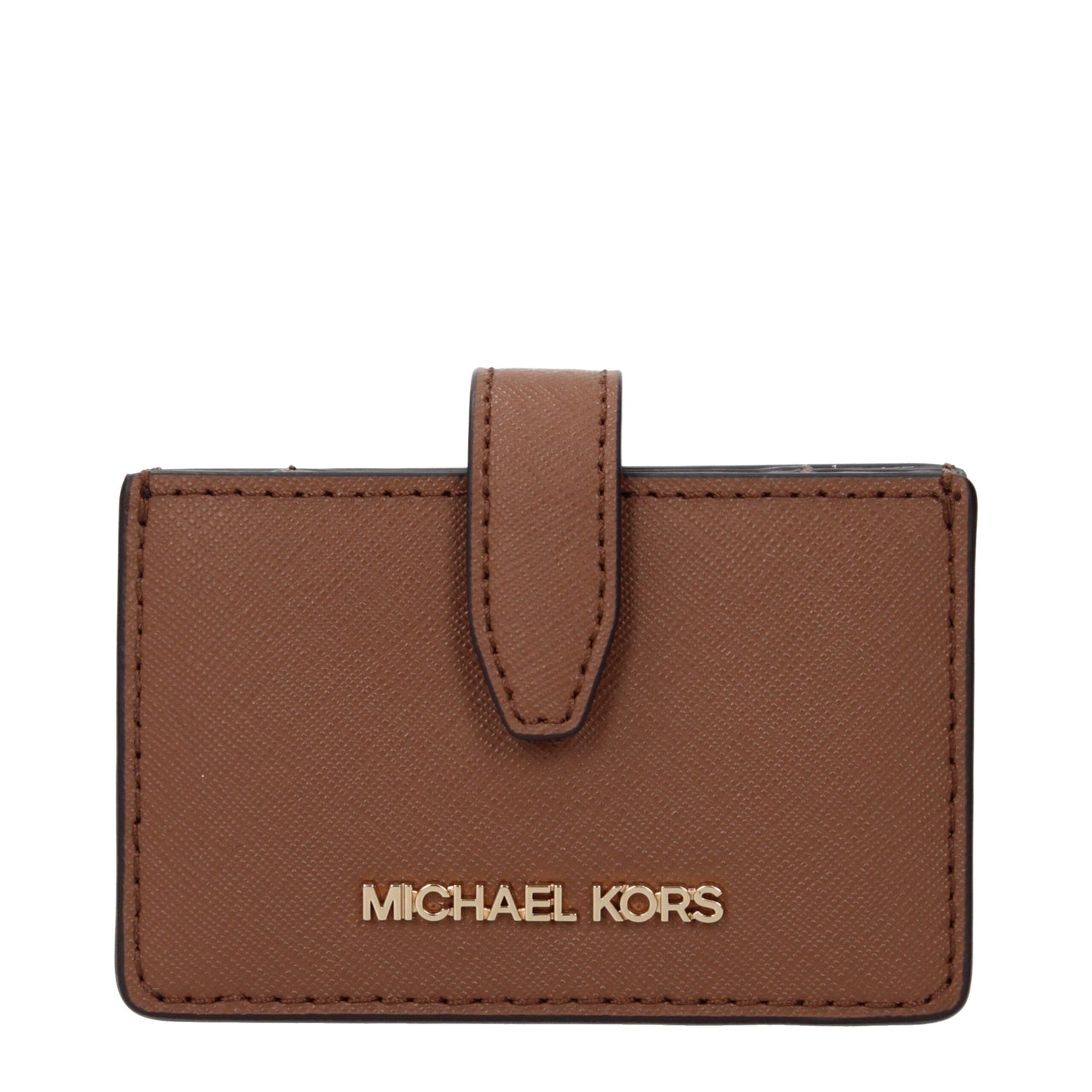 Michael Kors korthållare i brunt läder