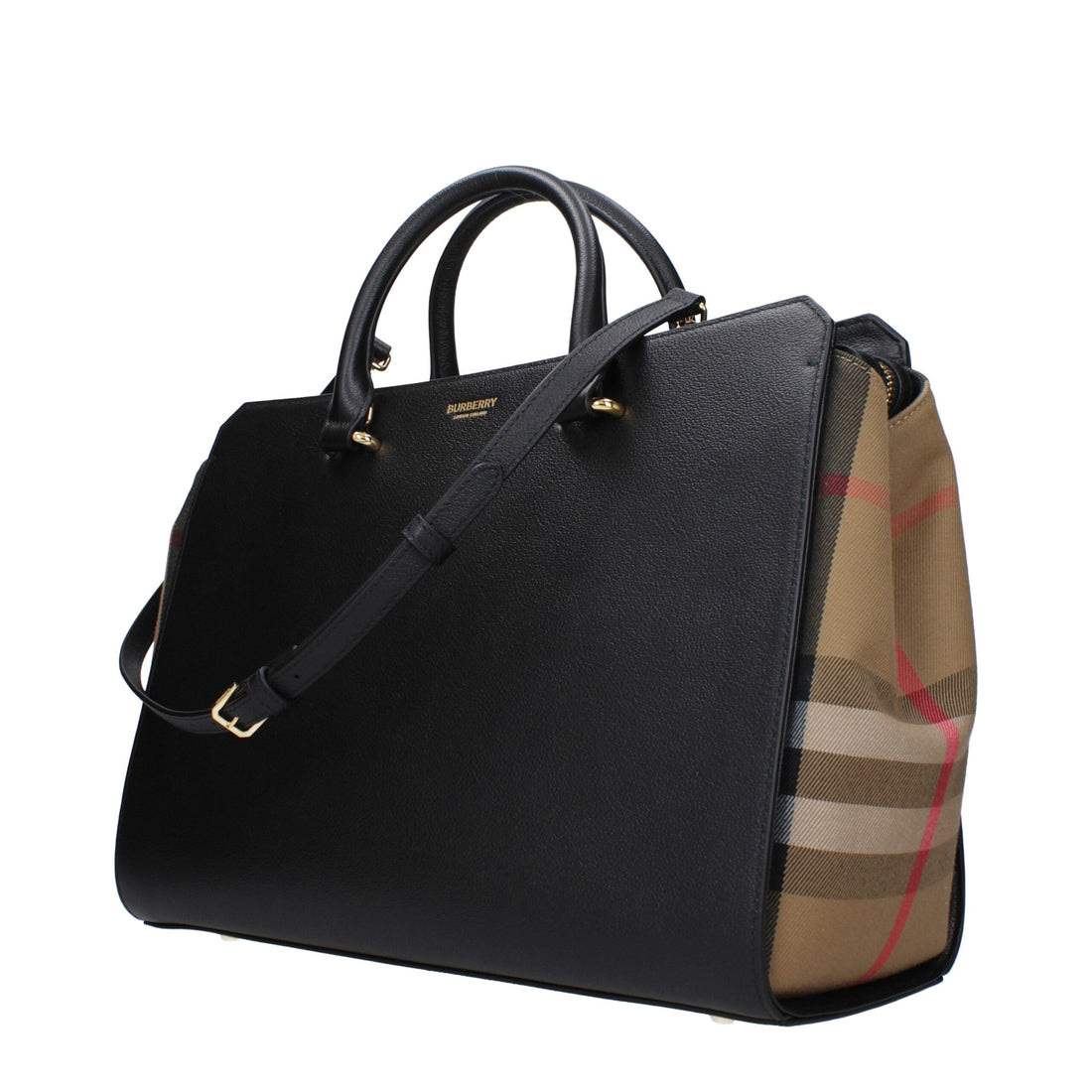 Burberry svarta läderväskor