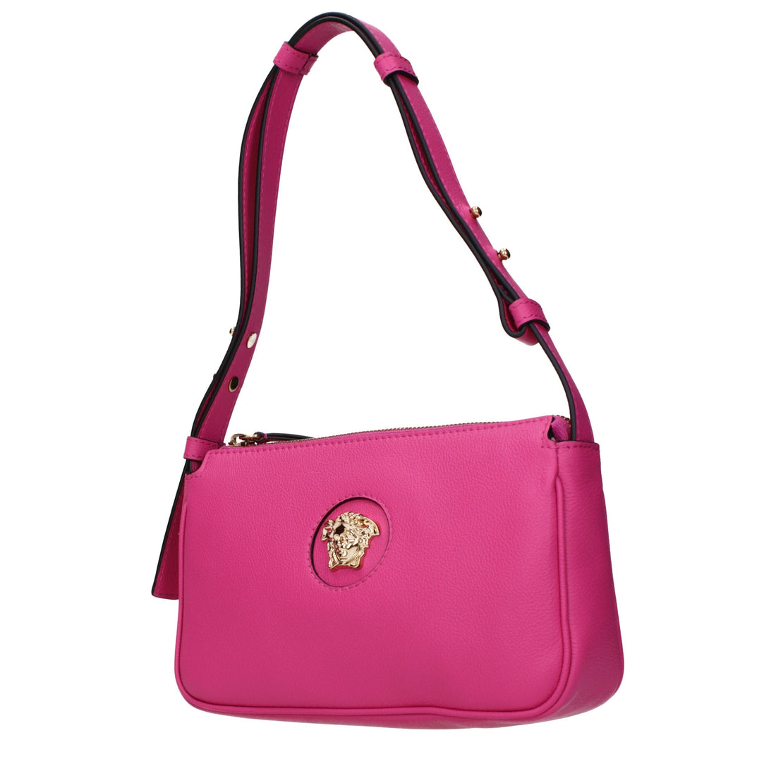 Versace Rosa Läderväskor i Axelrem