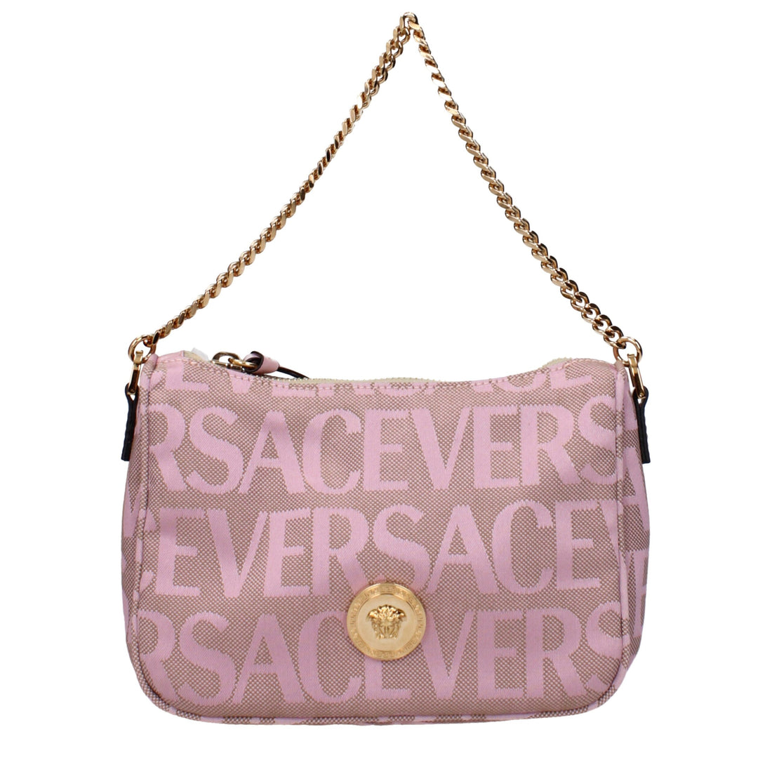 Versace Rosa Tygväskor