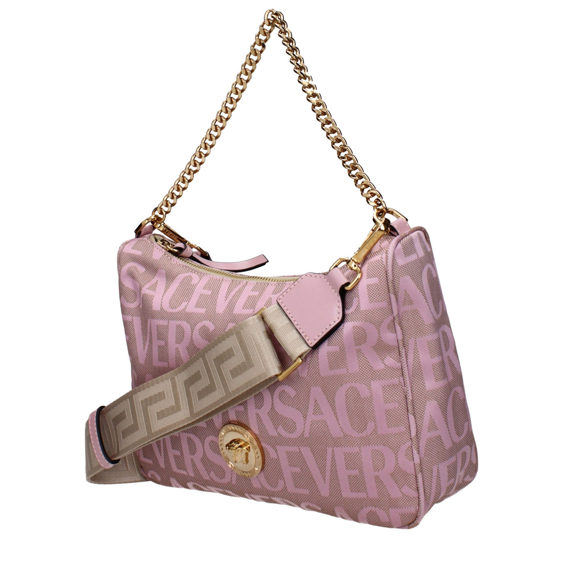 Versace beige tygväskor