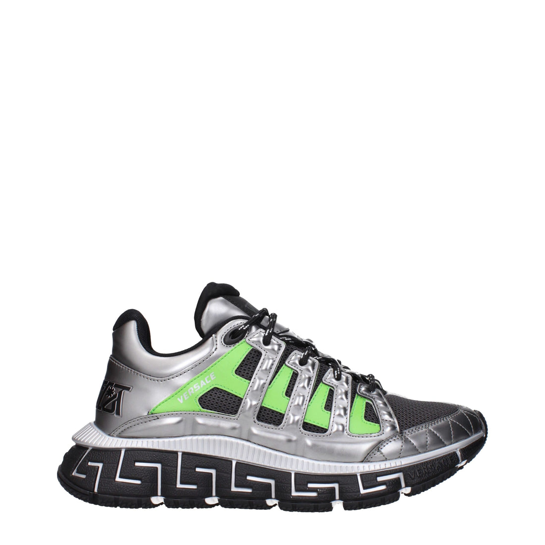 Versace Grå Tyg Athletic Sneakers