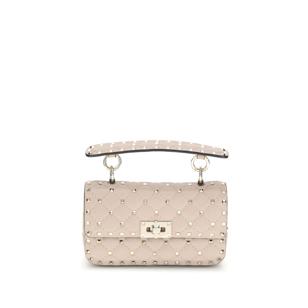 Valentino Garavani liten Rockstud-väska i läder med spikes