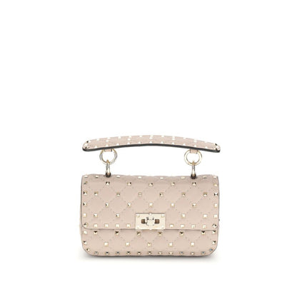 Valentino Garavani liten Rockstud-väska i läder med spikes