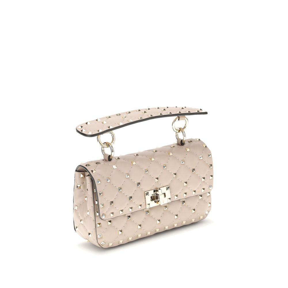 Valentino Garavani liten Rockstud-väska i läder med spikes