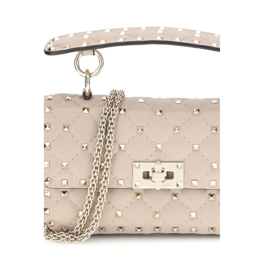Valentino Garavani liten Rockstud-väska i läder med spikes