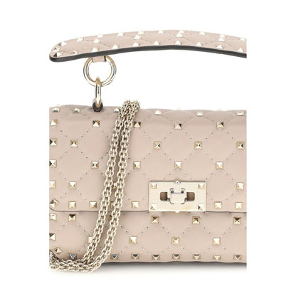 Valentino Garavani liten Rockstud-väska i läder med spikes