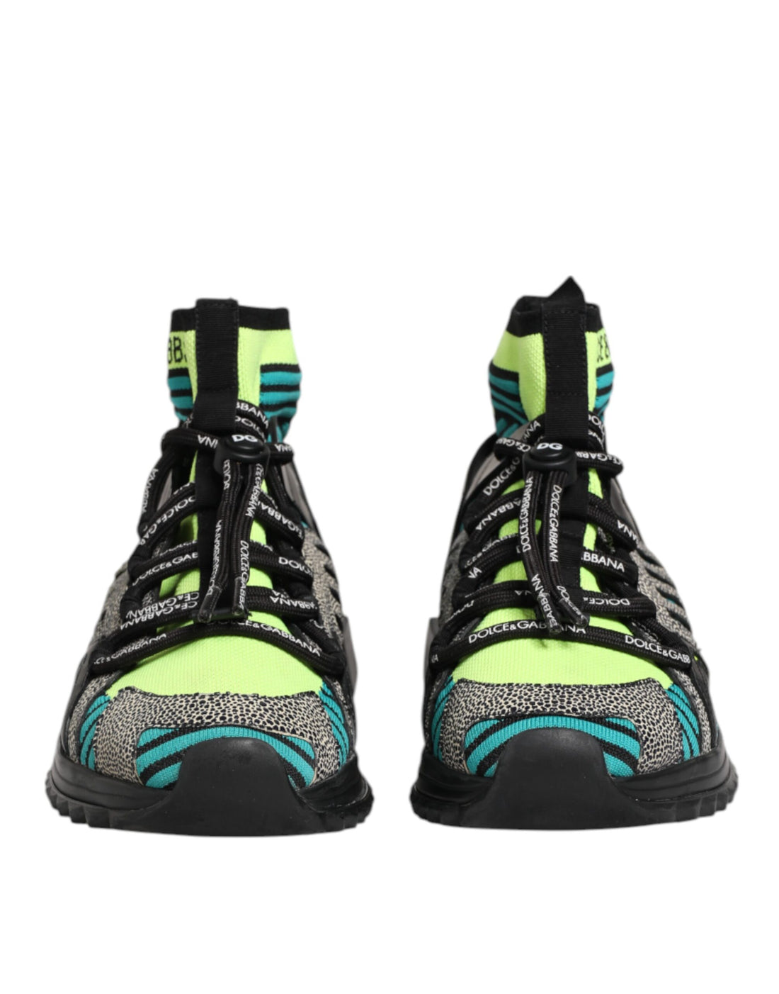 Dolce &amp;amp; Gabbana Multicolor Sorrento Strumpor Herr Sneakers Skor