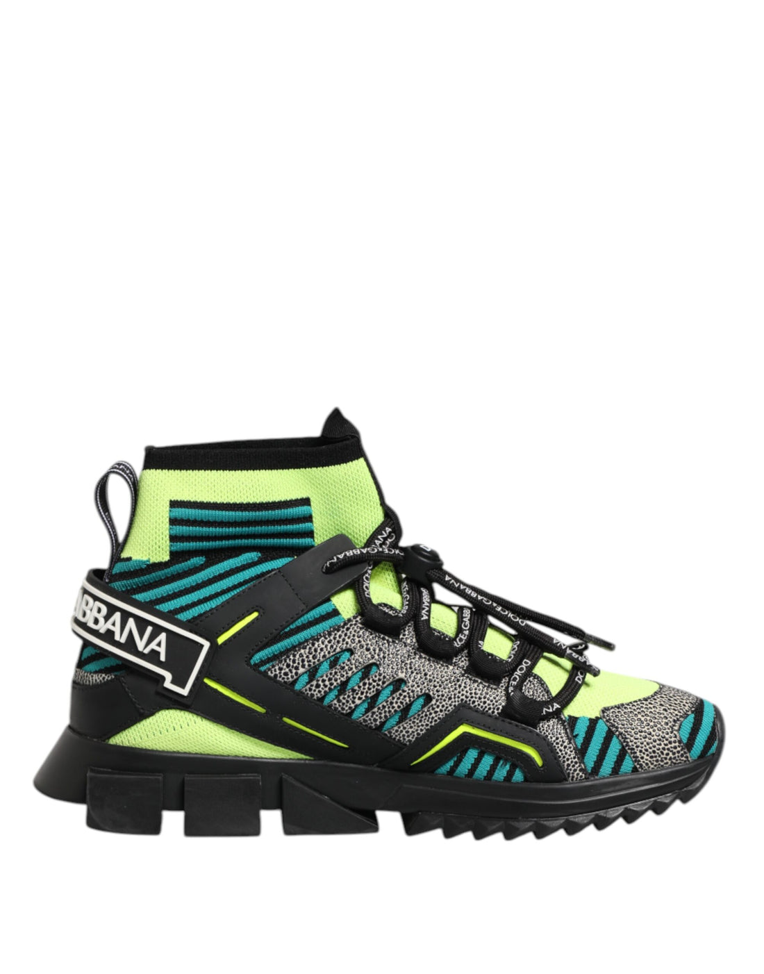 Dolce &amp;amp; Gabbana Multicolor Sorrento Strumpor Herr Sneakers Skor