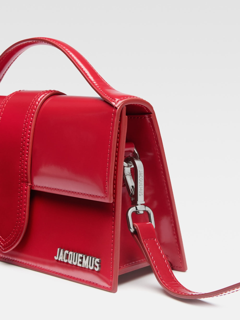 Jacquemus Le Grand Bambino Röd Väska