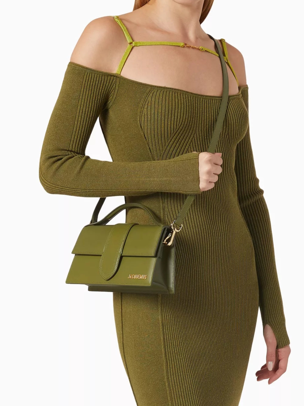 Jacquemus Le Grand Bambino Khaki Väska