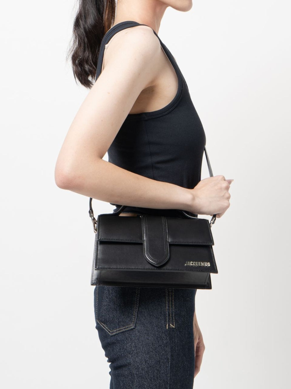 Jacquemus Le Grand Bambino svart väska