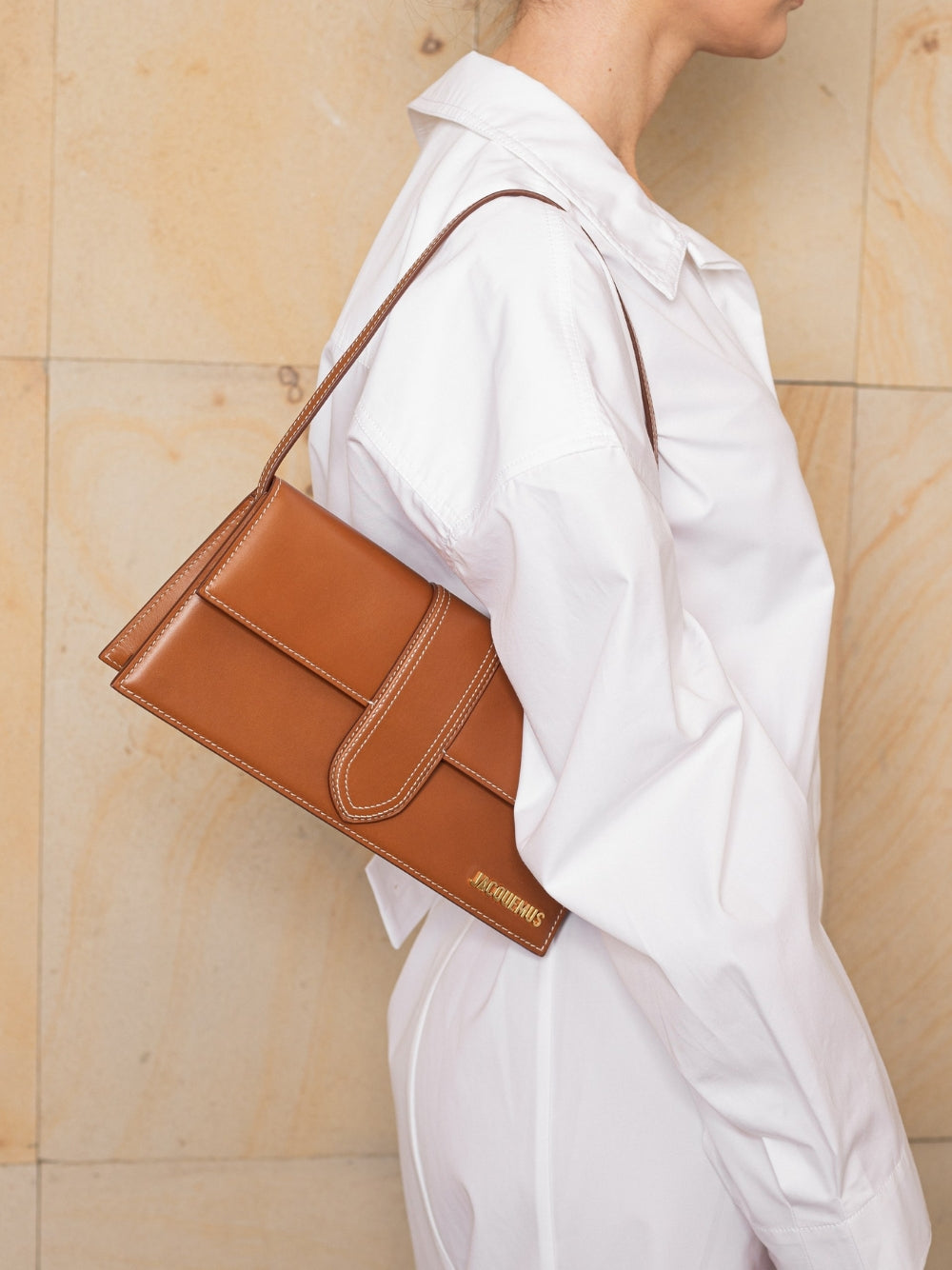 Jacquemus Le Bambino Lång Brun Väska