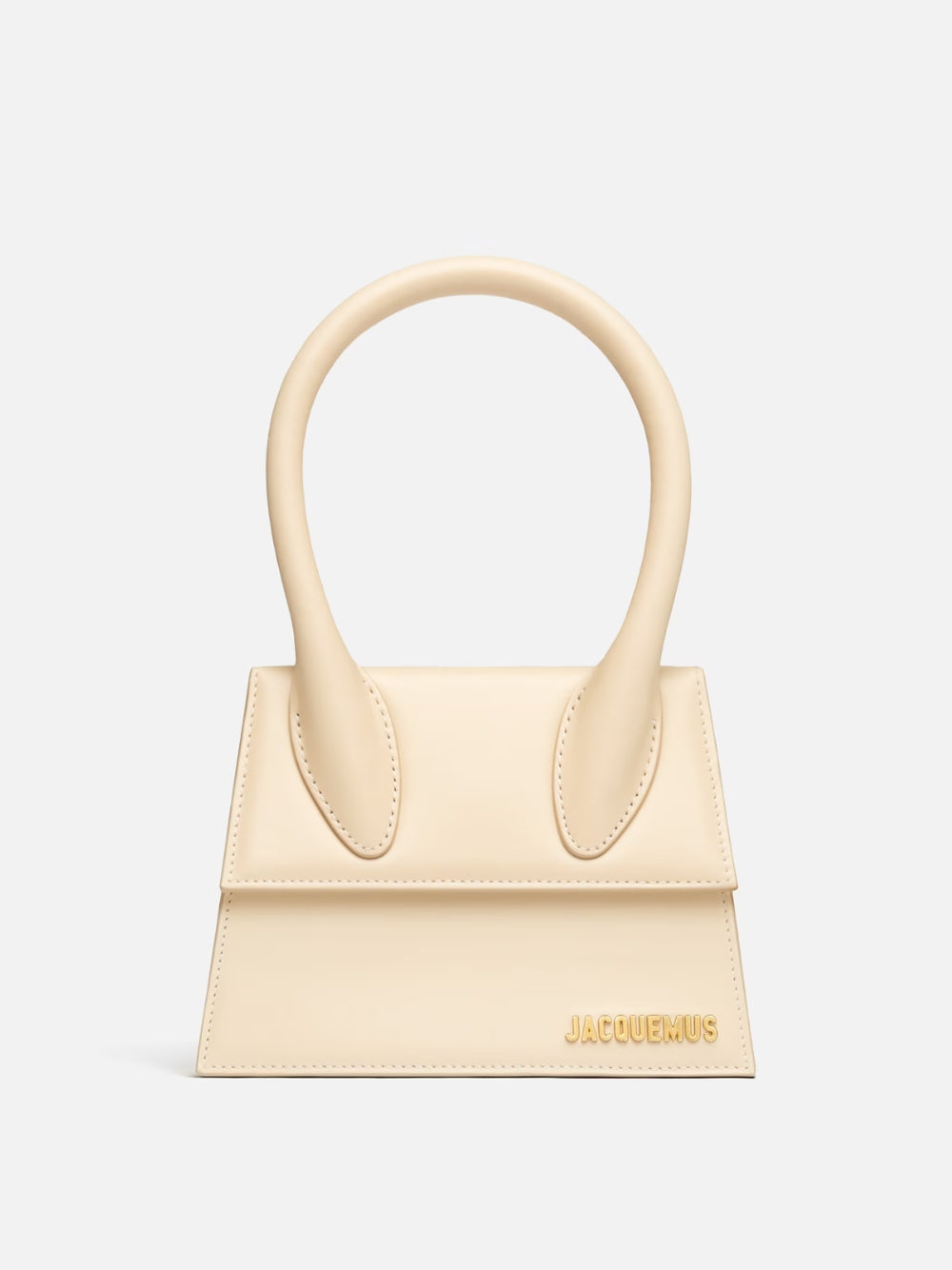 Jacquemus Le Chiquito Moyen elfenbensväska