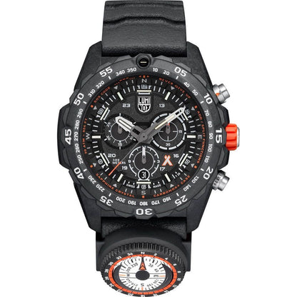 Luminox svart gummiklocka