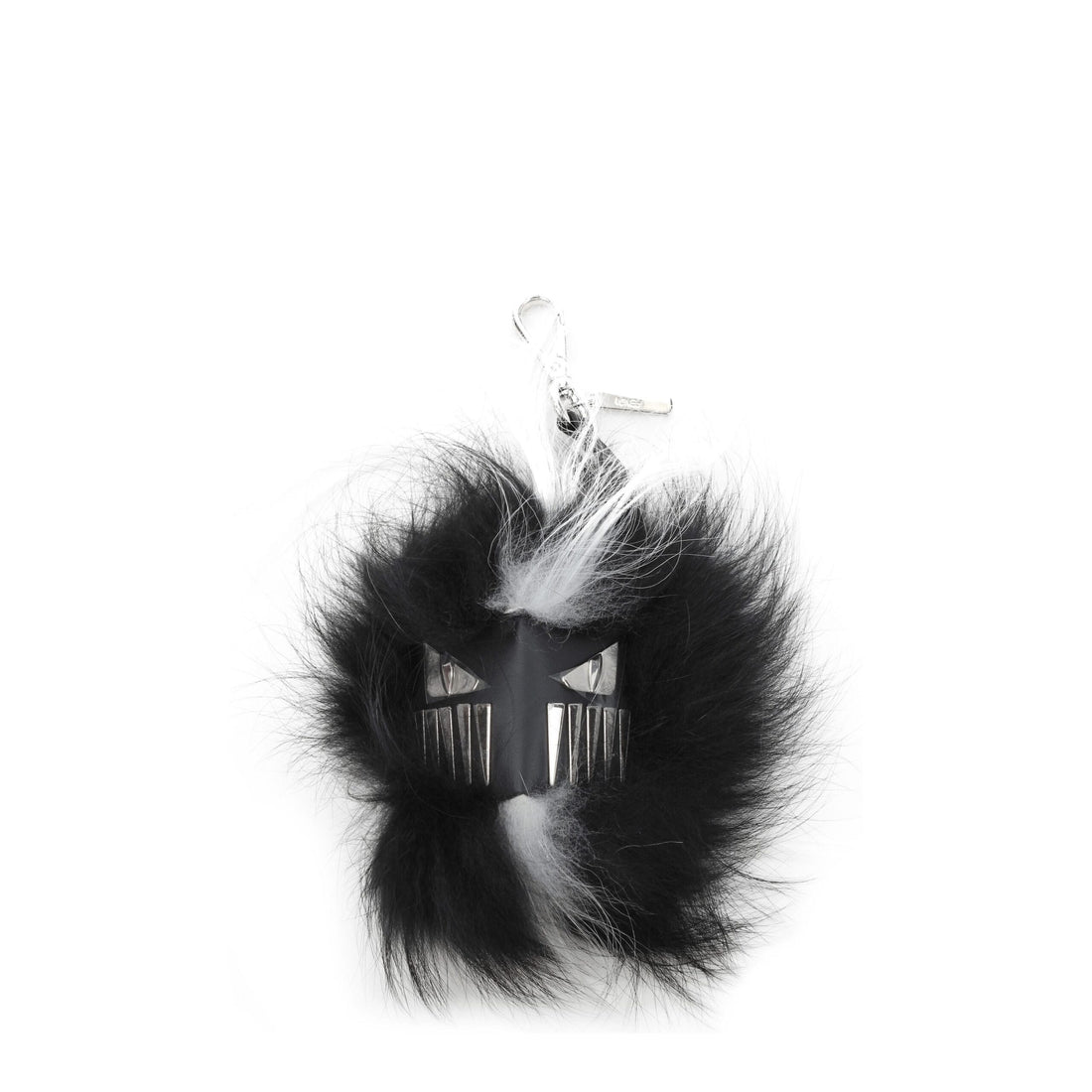 Fendi svarta pälshalsband