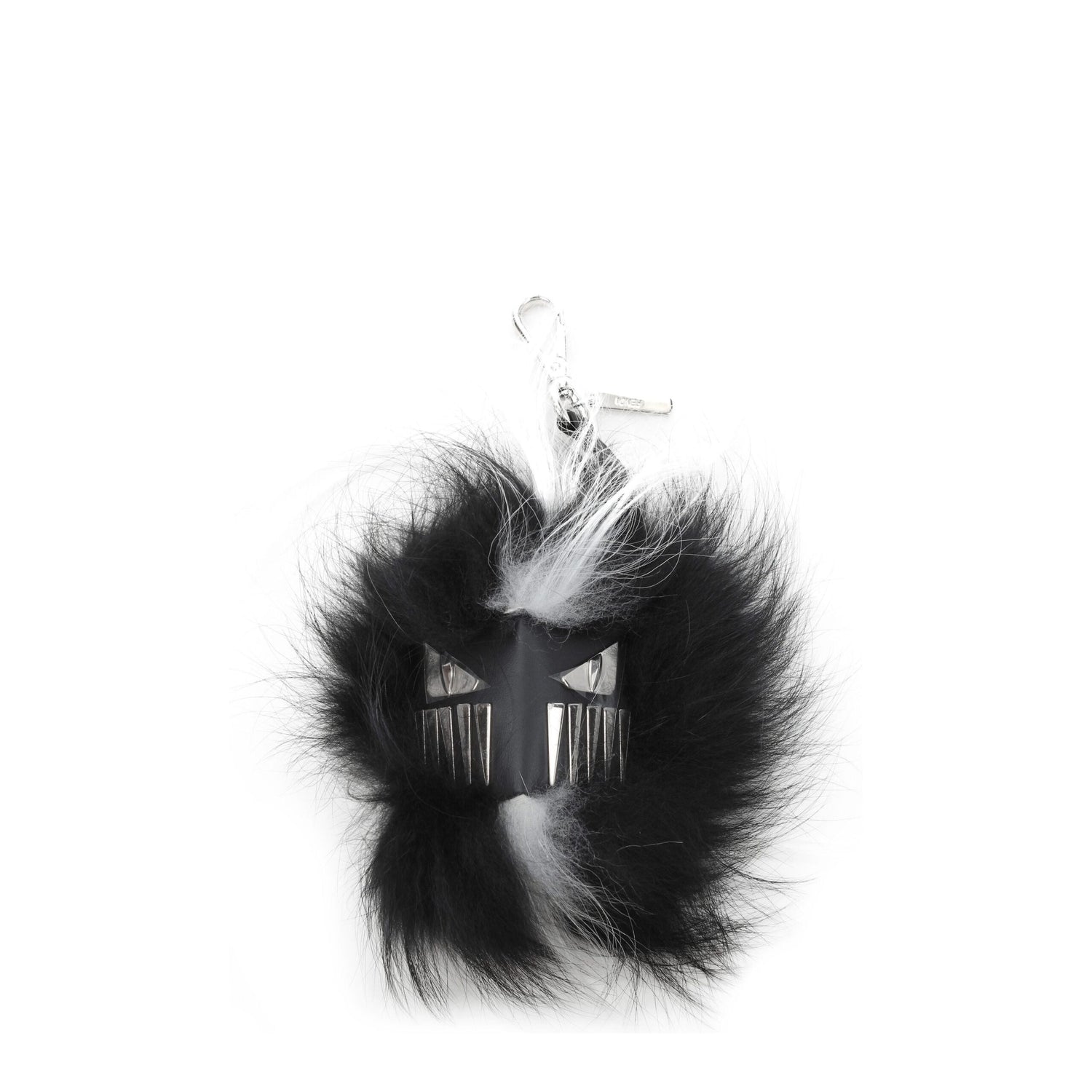 Fendi svarta pälshalsband